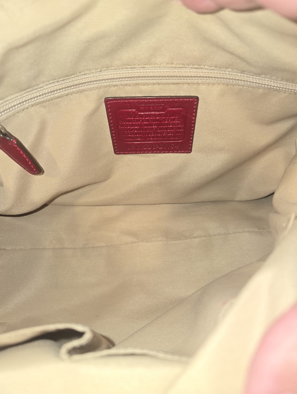 vintage Coach Legacy Signature Stripe Molly satchel - Picture 6 of 7